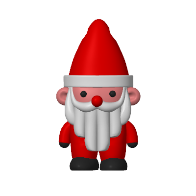 Portachiavi Babbo Natale