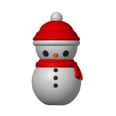 Portachiavi Pupazzo Di Neve