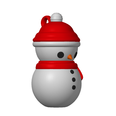 Portachiavi Pupazzo Di Neve